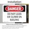 Signmission Safety Culture Sign, 14 in Width, Vinyl Decal, Rectangle OS-2PACK-DS-D-1014-L-2098 - alternate 2